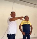 Presidente Hamilton Bezerra acompanhou o andamento das obras da nova sede da Câmara Municipal